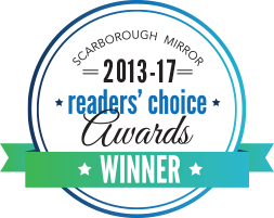 Scarborough Mirror Readers Choice Awards Winner 2013 through 2017